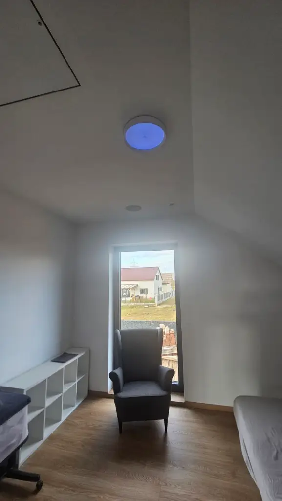 GBW LED osvětlení Loxone pro vytváření nočních scén a atmosféry, Hradec Králové.